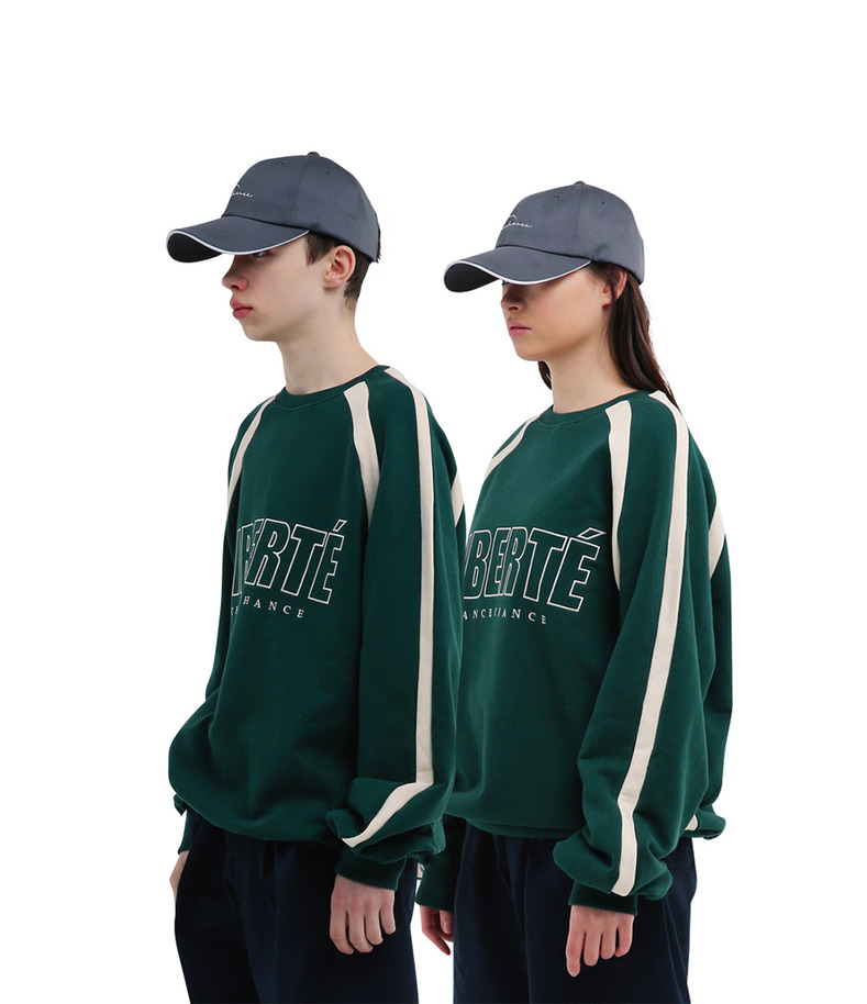 [17s/s &quot;Liberté&quot;]Match Sweatshirts(Green)